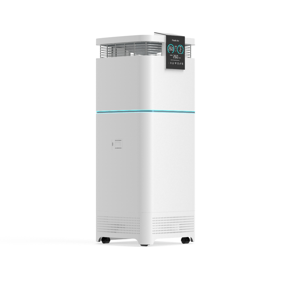 Air purifier for large spaces for home user cleaning and maintenance